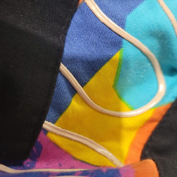 Gene Ewing Bis Jacket Puffy Paint Lace Avant Garde Wearable Art Vintage Medium - Picture 9 of 14